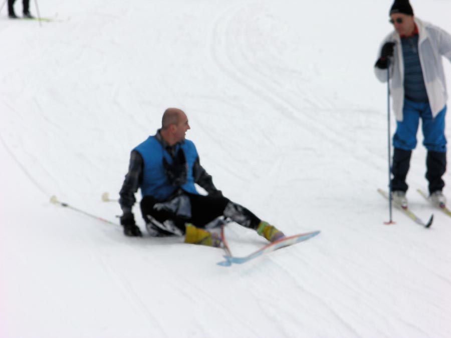 Meno male che la neve è morbida !